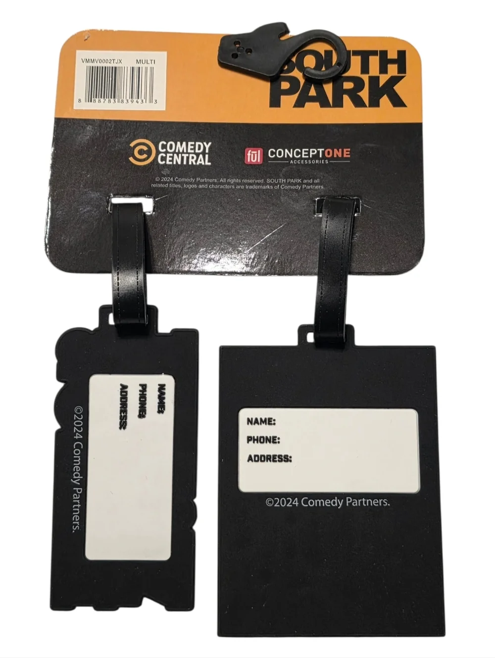South Park Luggage Tags Id Set Limited Edition Comedy Central Travel Accessories